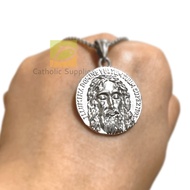 CatholicSupplies Holy Face of Jesus Nazareno Medal 3D Gold PVD Stainless Steel