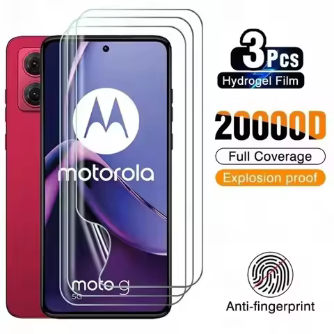 3PCS Hydrogel Film For Motorola Moto Edge 60 50 Pro Neo Stylus 2025 G86 G85 G64 G45 E14 Full Cover S