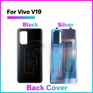 Back Battery Cover Glass Housing For vivo v19 Housing Glass Door Back Battery Back Cover Case camera