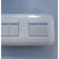 TOMBOL Panasonic 4 Button 4 Gang 2 Way Hotel Switch