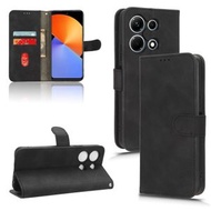 全城熱賣 - 適用於 Infinix Note 30 膚感翻蓋磁吸手機皮套（黑色）