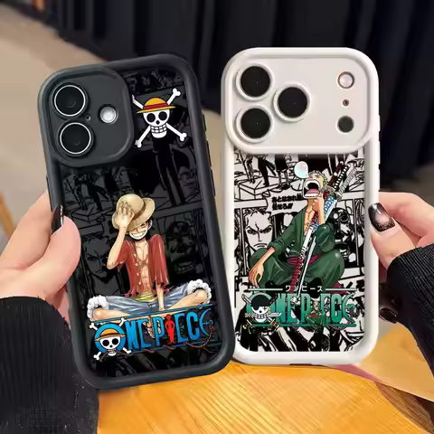 Ones P-Pieces Luffys Zoros Phone Cover Case for Apple iPhone 17 Pro Max 14 Plus XS XR 15 11 16e Air 