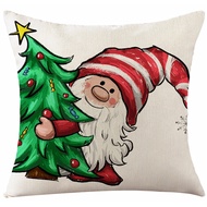 28"x 28",24"x24",20"x20",18"x18",16"x16",Throw Pillow case Maligayang Pasko. Cover of Santa Claus Co