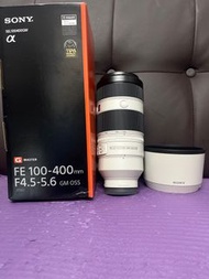 安心行貨 完美無瑕 全套有盒 香港行貨 Sony FE 100-400 100-400mm GM OSS 適合完美主義者
