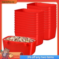 [In Stock]20 Pieces Cage Cups  Waterer Cups 18 Oz Pigeon Feeder Plastic Bird Cage Cups Hanging Bunny