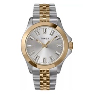 Timex TW2V79700 Women Analogue Watch with a Stainless Steel Strap Kaia 38mm. นาฬิกา นาฬิกาข้อมือ นาฬ