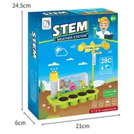 STEM Weather Station Ecological Weather Station toy Rain Volume DIY STEM Science Plant Plant Observa