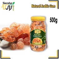 500g Arabic Gum Crystal / Gam Arab / Gum Arabic Powder / Acacia Serat Prebiotik