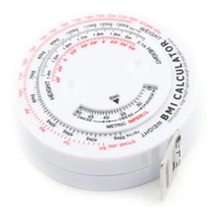 Body Measurement and BMI Calculator Tape - 150cm Retractable Tool for Diet & Fitness Tracking