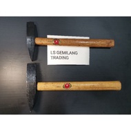 LS GEMILANG DIAMOND CHIPPING HAMMER WOOD HANDLE WELDING SLAG HAMMER TUKUL KIMPALAN REMOVE WELDING WE