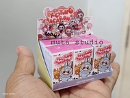 ลาบูบู้มาการองจิ๋ว ไม่มีตัวตูกตาข้างใน(พร้อมส่ง) Mini labubu สำหรับเล่นกับตุ๊กตา