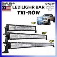 GBS AUTO Triple-Row 22" 32" 42" LED Light Bar for 4x4 4WD SUV ATV Cars Aksesori Lori Bus Boat Truck 