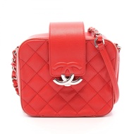 【二手】香奈兒 (Chanel) CHANEL 單肩包 Matelassé Half Coco 相機包 A98644RED皮革 Matelassé Half Coco 相機包 女士 二手 A