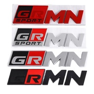 GR Sport MN GRMN Logo Car Fender Trunk Badge Emblem Sticker For Toyota RZ RC RS YARiS Corolla Harrier Camry Prius Accessories