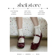 Doll shoes - available in QC, lovely vintage style beaded bow doll shoes [sheii.store]