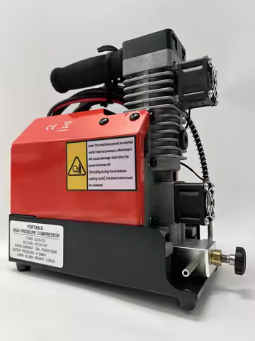 GX CS2 4500Psi 300Bar 12V PCP Air Compressor Portable High Pressure Air Compressor with 12V Power Ad