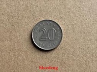 古董 古錢 硬幣收藏 馬來西亞1988年20分硬幣 大廈