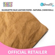 Silhouette Faux Leather Paper - Natural (12x59 Roll)