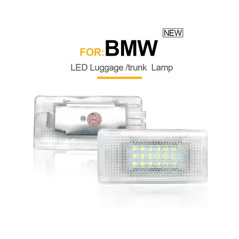 2PCS LED Luggage Trunk Lamp for BMW E81/E82/E87/E88/F20/F21/E90/E92/E93/F30/F32 (L X1) E36 E39 (F X1