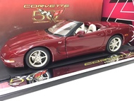 Autoart Autoart 1/18 Corvette Corvette C5 Burgundy 50th Anniversary Convertible