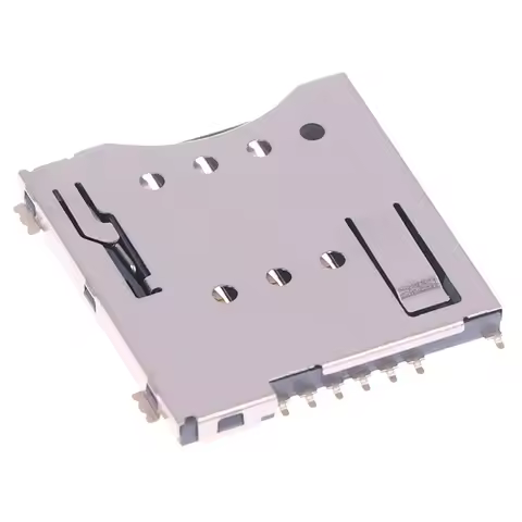 1Pc MUP-C792 Original SIM Card Connector Patch Self-piercing 6 +1 P SIM Card Slot Socket.
