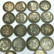 Silver Dollar Silver Coin Collection Silver Dollar Eighteen Arhat Silver Dollar Large Full Set 18 Pi