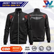 JAKET OLAHRAGA DARK RED  / JAKET TRACKTOP SATPAM DIADORA / TRACKTOP SATPAM DARK RED WARSAN