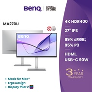 BenQ MA270U I 27" 4K Nano Matte Monitor I Made for Mac I 90W USB-C I HDMI I Windows I Ergo Design