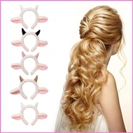 Royal Plush Sheep Ear Headband Cartoon Horns Hairhoop Kids Cosplay Costume Headwear