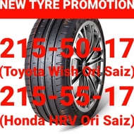 New Tyre Promotion Ready Stock 😎 215-50-17/215-55-17