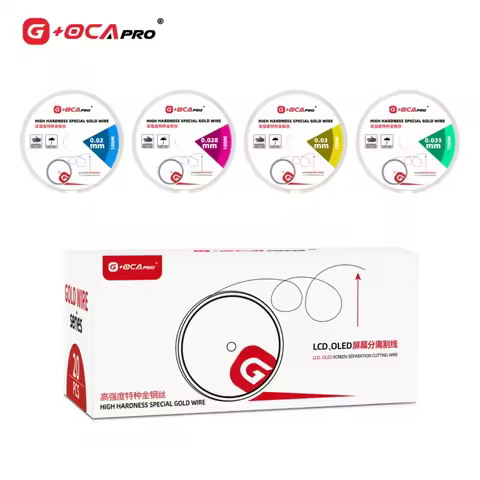 10pcs G+OCA PRO Relife Alloy Steel Molybdenum Cutting Wire LCD Display Screen Separator Repair Tools