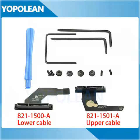 New Second Dual SSD HDD Hard Drive Flex Cable 821-1501-A 821-1500-A Set For Mac Mini A1347 2012 Year