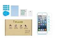 IFLASH 3 Pack Tempered Glass Screen Protector for Apple iPod Touch 5th Generation - Transparent Crys