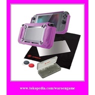 Nintendo Switch Snakebyte Switch Tough Kit Pink Bundle (Mumba Style)