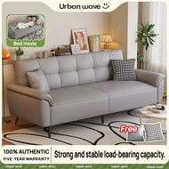 Urban Wave Sofa Bed | Foldable 2/3 Seater Sofa with Adjustable Backrest | Soft Touch Fabric | Bed Si