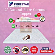Fibre Star Antistatic 2 Inches 100% Coconut Fibre Sheet Mattress Topper/ Fibre Topper/Topper /Fibre Sheet