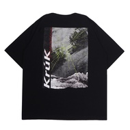 Kruk T shirt Kaos Baju Hitam Gaussian
