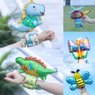 5pcs Children's Wrist Balloons Dinosaur/Airplane/Butterfly Design Birthday Party Decorations JH061