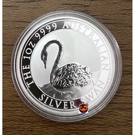 2021 SILVER AUSTRALIA 1 OZ PERTH MINT SWAN .9999 COIN