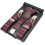 European Style Suspenders Belt Men's Suspenders Trousers Suspenders Belts Business Suspenders Elasti