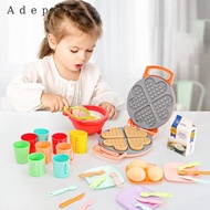 [Adepe] Waffle Toy Kitchen Set Development Toy Variety Toy for Kid 3 4 5 6 Years Old