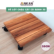 Đôn Chậu Cây Cảnh Có Bánh Xe Cỡ Lớn 35Cm Thích Hợp Đặt Chậu Cây Trong Nhà Thuận Tiện Di Chuyển Màu V