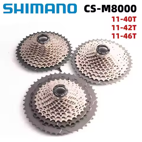 Shimano DEORE XT CS-M8000 Cassette 11S MTB Bike Bicycle Freewheel M8000 Cassette Mountain Bike 11 Sp