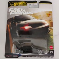 HONDA Hotwheels 1993 Civic Coupe EXHONDA - Fast & Furious
