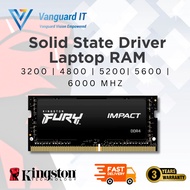 HyperX Impact DDR4 | DDR5 Laptop RAM [ 8GB 16GB 3200MHz 16GB 4800 5200 5600 6000Mhz ] CL22 / CL40