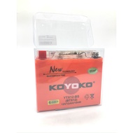 KOYOKO NANOGEL BATTERY YTX12 YTX12-BS BTX12 KAWASAKI ER6 OLD VULCAN VTS200 GSX-R 1000 VERSYS 600 OLD