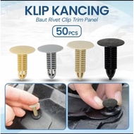 Car Door Button Clips Rivet Clips Trim Panel 50 Pcs