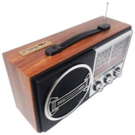 Sonatec Radio Kayu Jadul PRI-8288 USD SD CARD AM FM