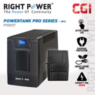 Right Power PowerTank Pro UPS (850VA/1000VA/1250VA/1500VA/2000VA) with Touch Screen LCD Display