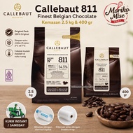 [ Callebaut 811 ] Couveture 400 gr 2.5 kg packaging/ Original pack Barry Callebaut Choco Callets Bel